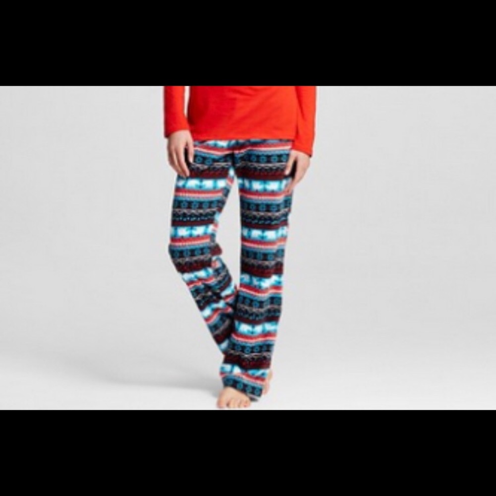 Winter bear pajama pants XS